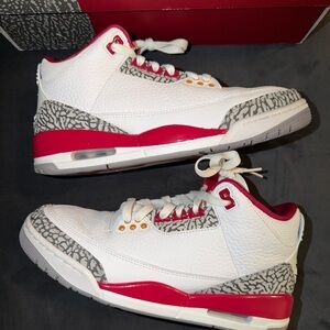 Jordan 3 Retro ‘Cardinal Red’ Size 8M